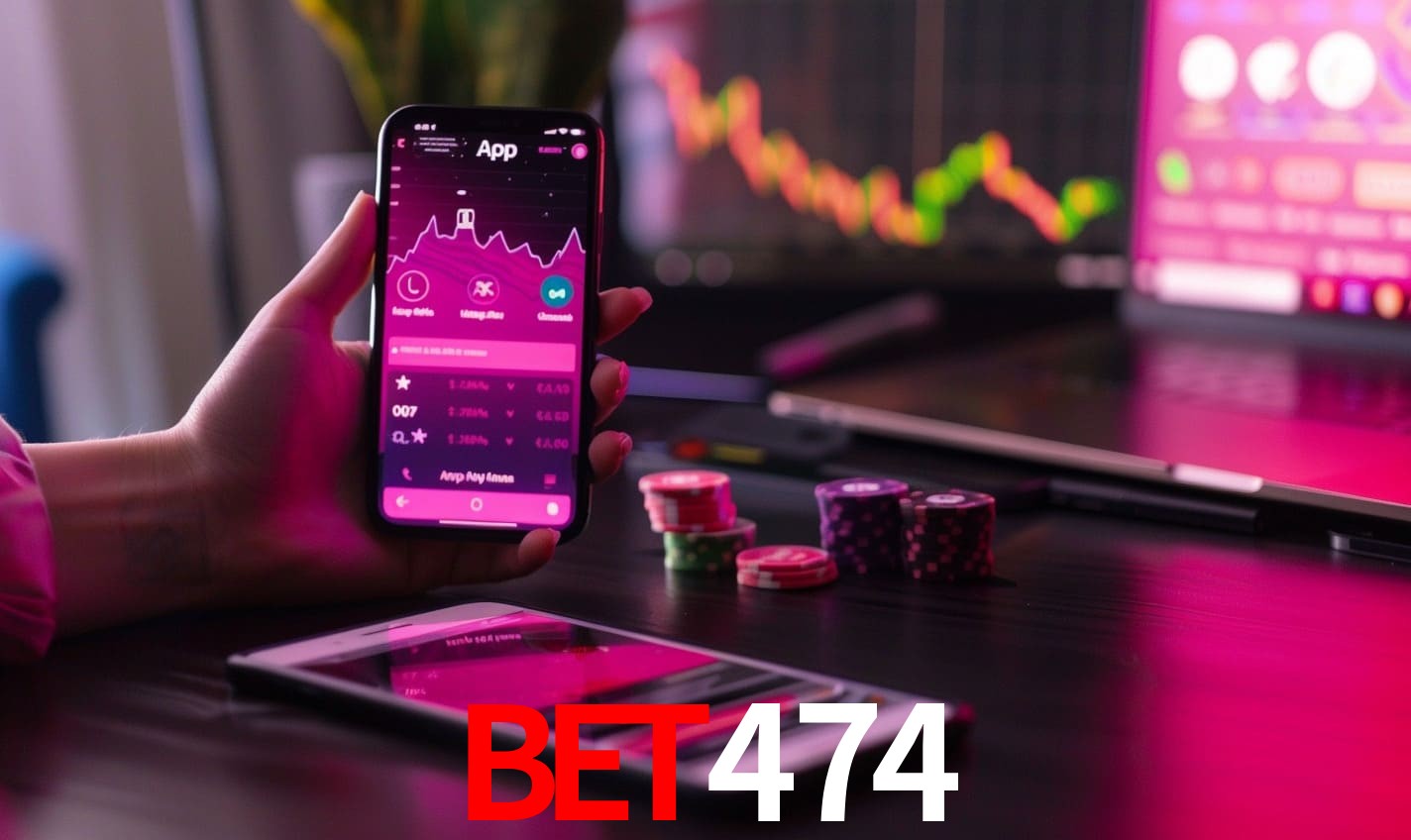 Comparação APP mobile vs versão web da bet474